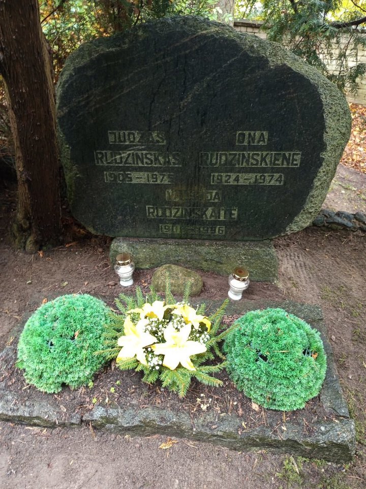 Juozo Rudzinsko kapas. Antakalnio kapinės, 2025 10. <br> K.Rudzinsko nuotr.