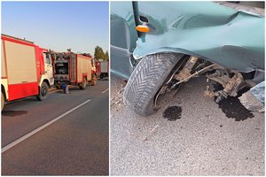 Avarija Rietavo savivaldybėje: sužeisti 4 žmonės, gelbėtojai vadavo užspaustus