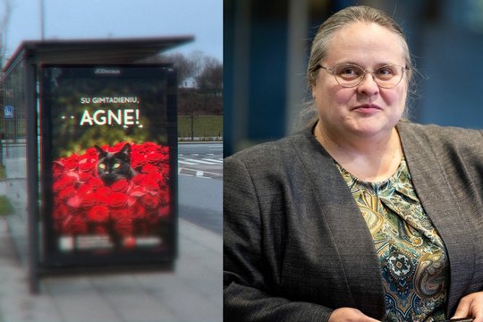 50-metį atšventusi Agnė Širinskienė rengia atsakomąją dovaną sekso prekių parduotuvei