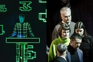 Legendinės grupės „Kraftwerk“ koncerte pastebėtas ir Gitanas Nausėda su dukromis