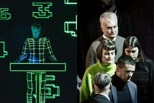 Legendinės grupės „Kraftwerk“ koncerte pastebėtas ir Gitanas Nausėda su dukromis