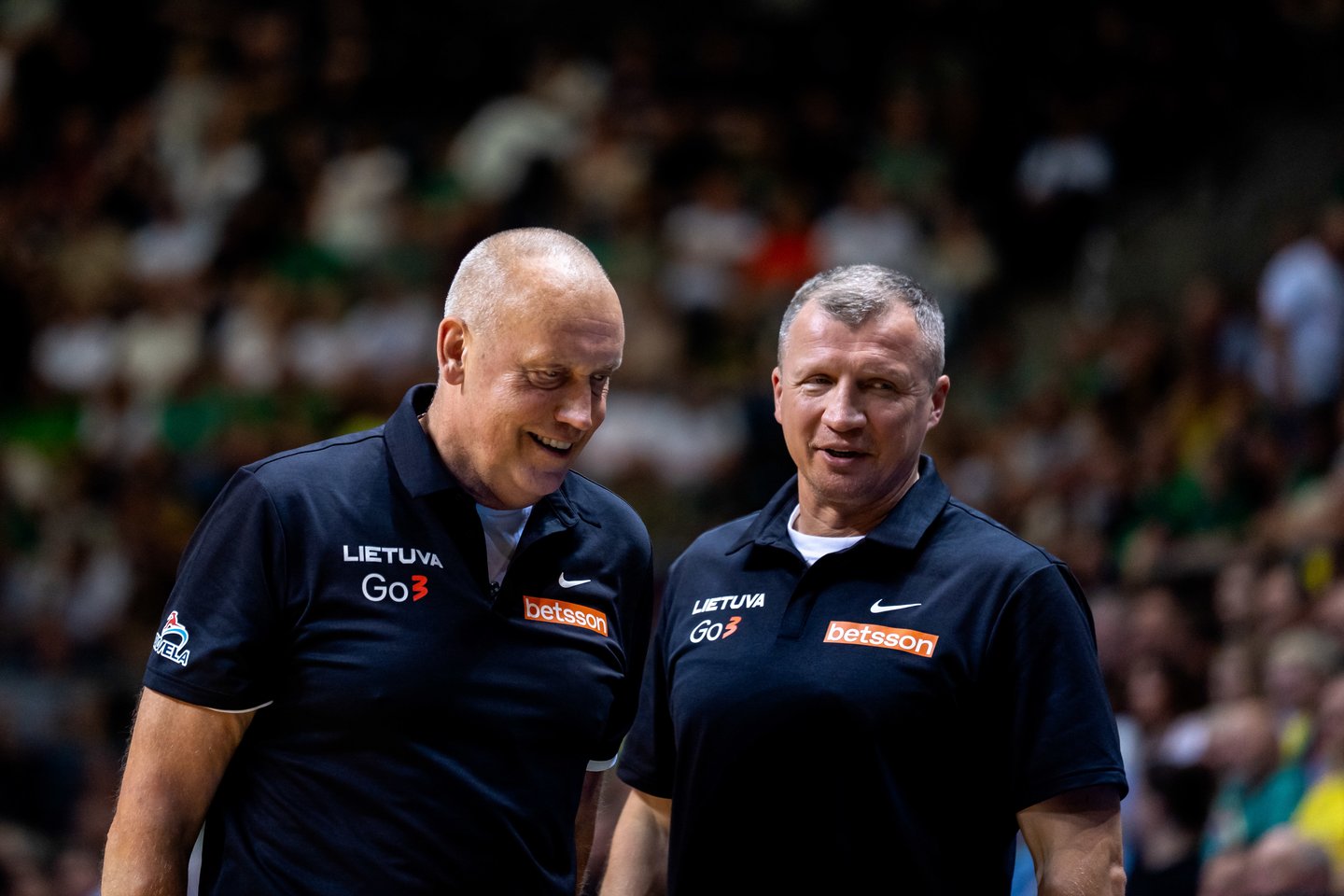 Rimas Kurtinaitis ir Tomas Pačėsas<br>G.Bitvinsko nuotr.