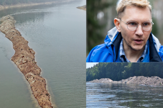 Vidaus vandens kelių direkcija Nemune padarė žalos gamtai už beveik 8 mln. eurų