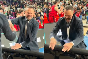 Pamatykite: po itin svarbios „Ryto“ pergalės – nesuvaidintos G. Žibėno emocijos