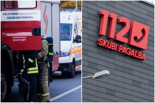 Gesindamas gaisrą Šakių r. nukentėjo ugniagesys