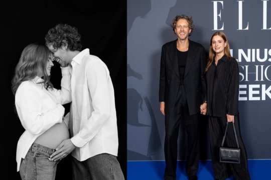 Aktorė Austėja Lukaitė ir Paulius Stumbra laukia šeimos pagausėjimo