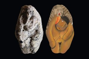 Mano, kad senovinė statulėlė vaizduoja seksualinį ryšį tarp moters ir žąsino