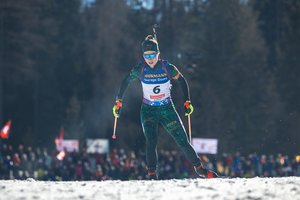 Biatlono sezono atidarymo varžybose Austrijoje Lidija Žurauskaitė pateko tarp prizininkių