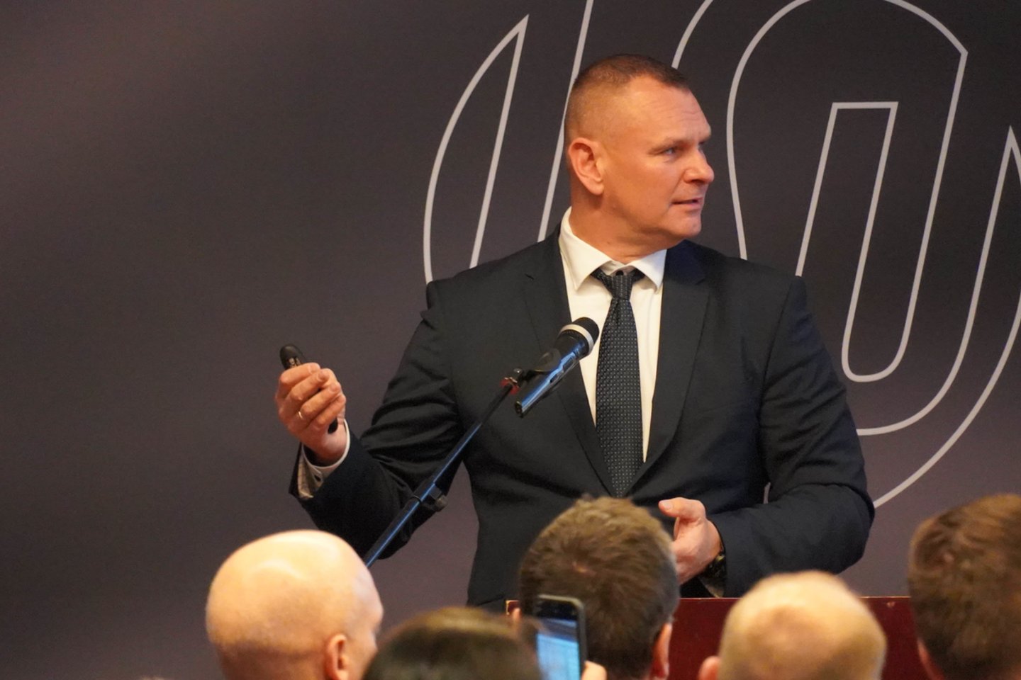 2022 metais savo veiklą pradėjusiai NSA vadovauja buvęs plaukikas M.Špokas.<br>LSU nuotr.