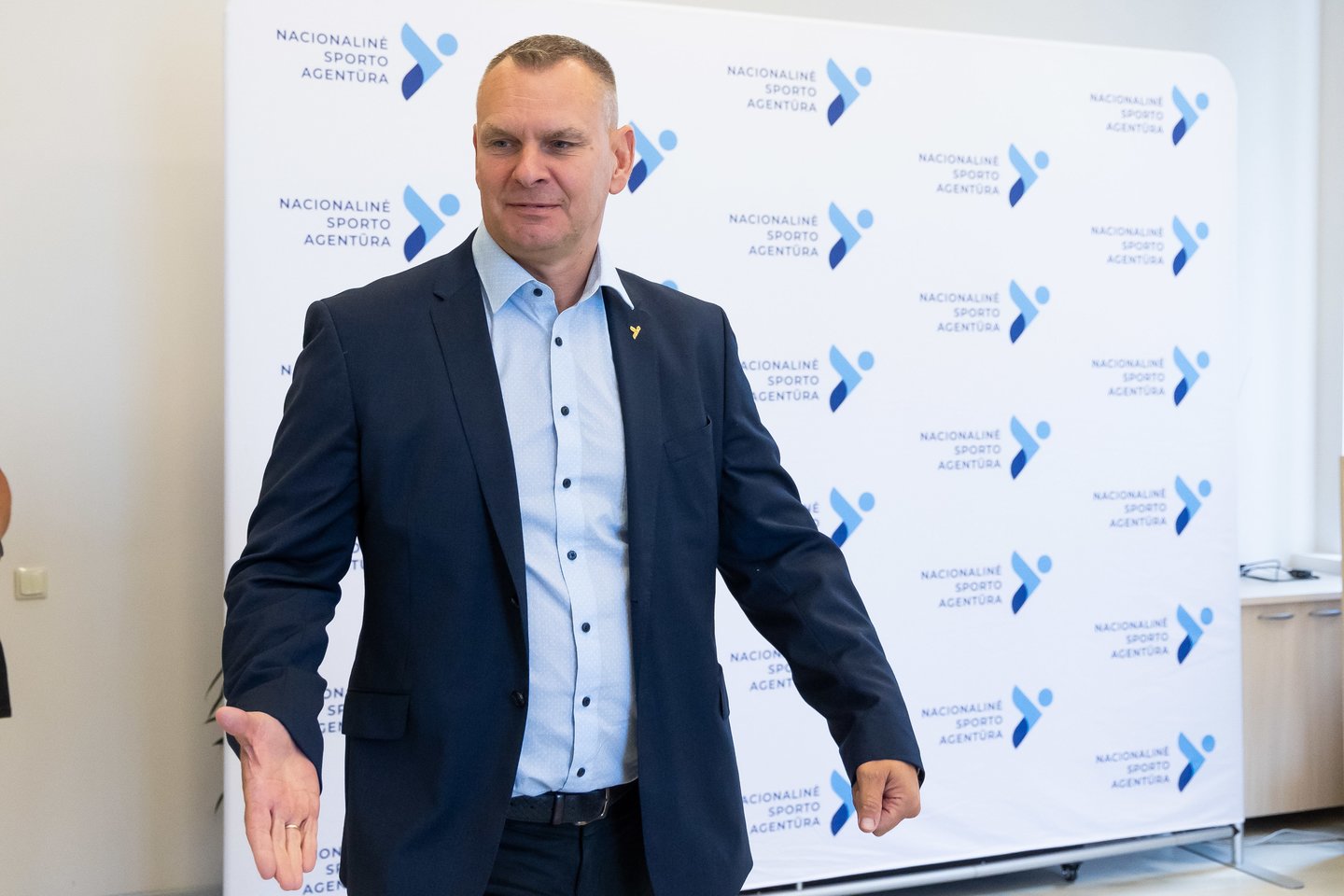 2022 metais savo veiklą pradėjusiai NSA vadovauja buvęs plaukikas M.Špokas.<br> ELTA nuotr.