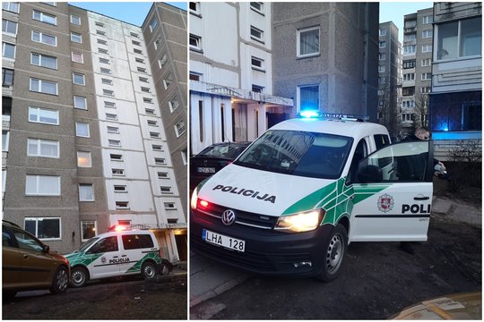 Sostinės Pilaitėje mirė senolė: bute šiukšlynas, todėl kūną sutuoktinis ištempė į daugiabučio laiptinę