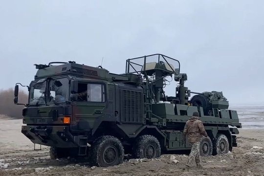 Ukrainoje pirmąkart pastebėta ši europietiška karo mašina