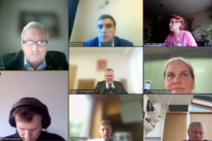 Nuotoliniame komiteto posėdyje – kuriozas: ŽŪM atstovė ekrane pasirodė su bigudukais
