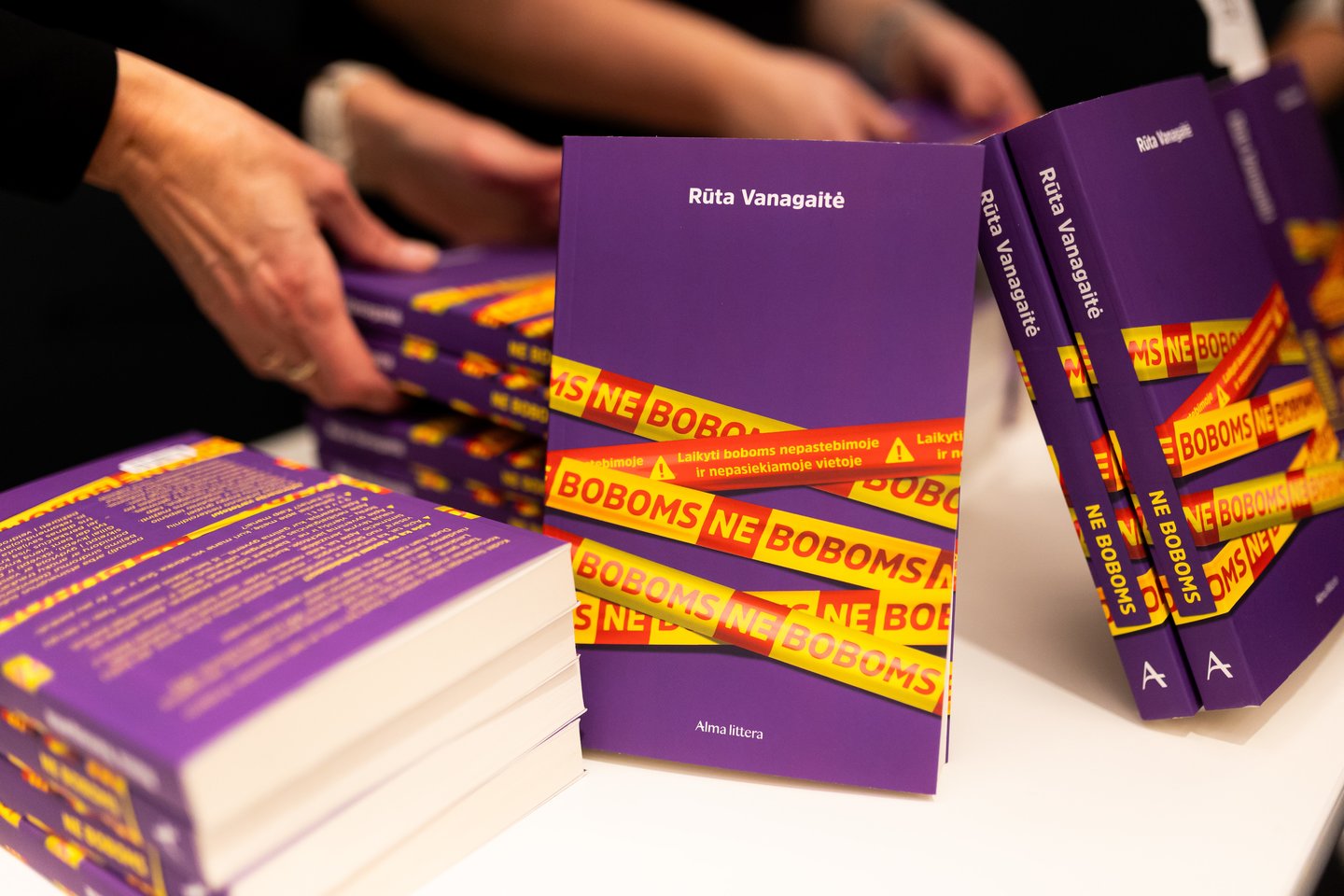 „Tai knyga, kaip užkariauti pasaulį ir save“, – taip naują, aštuntąjį kūrinį pristato rašytoja Rūta Vanagaitė.<br>MIKA photo nuotr.