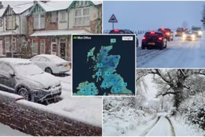 Tokios pūgos britai nematė jau seniai: daliai Jungtinės Karalystės – įspėjimas apie 25 cm pusnis