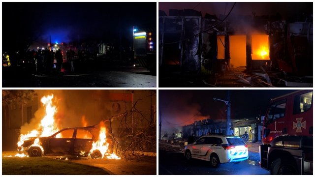 Naktinis siaubas Zaporižioje: po rusų smūgio žuvo mažiausiai 5 žmonės