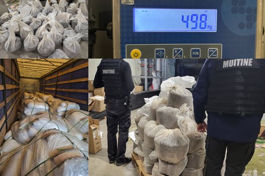 Rekordinė narkotikų kontrabanda: MKT pareigūnai Vilniaus apylinkėse sulaikė pusę tonos heroino