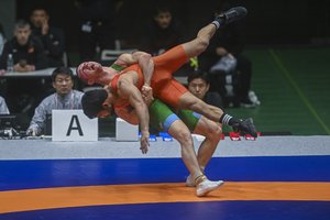 Kurčiųjų olimpiadoje – Lietuvos imtynininko dominuojantis žygis į finalą