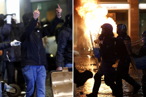 Chaosas Italijoje: prieš krepšinio rungtynes – ašarinės dujos, tūkstantinė minia ir vandens patrankos