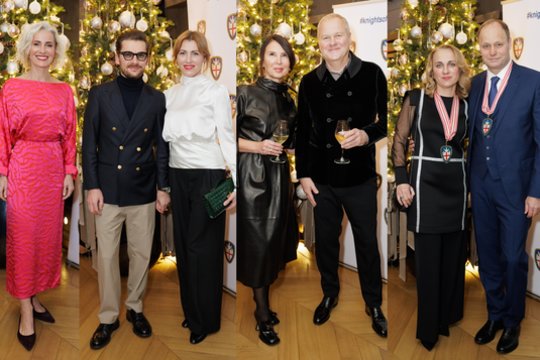 Vilniuje – iškilminga vakarienė: pasipuošę kviestiniai svečiai leidosi į gurmanišką kelionę