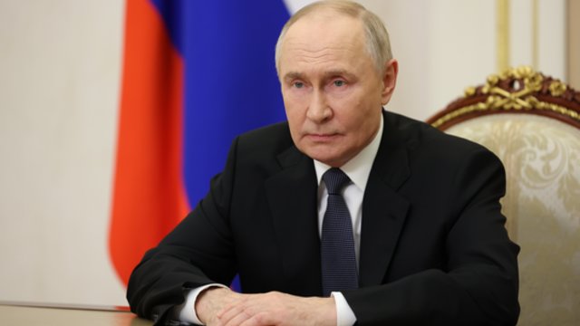 V. Putino grasinimai Ukrainai: nutraukus derybas gali prarasti dar daugiau teritorijų