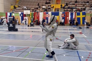 Niurnberge – Europos jaunių konfederacijos rapyros etapas: D. Juras prasimušė tarp 16 geriausiųjų