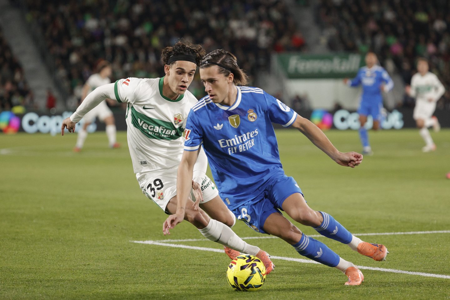 „Elche“ ir Madrido „Real“ rungtynės.<br> EPA/ELTA nuotr.