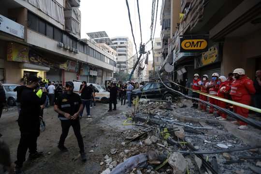 Per Izraelio smūgį Beirute nukautas aukštas „Hezbollah“ pareigūnas