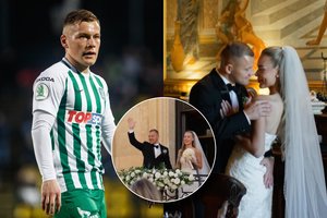Futbolininkas Domantas Šimkus vedė mylimąją: kvapą gniaužiančios vestuvės – Maltoje