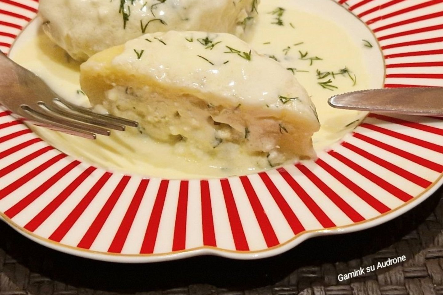 Virtų bulvių cepelinai.<br> „Gamink su Audrone“ nuotr.