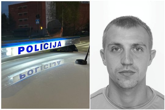 Šiauliuose nudurtas jaunuolis, policija paviešino ieškomo įtariamojo duomenimis