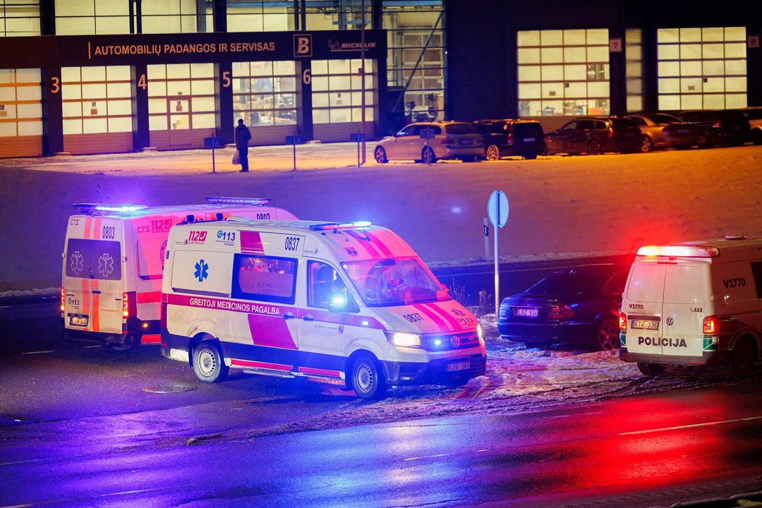 Įvykio vietoje.<br> T.Bauro nuotr.
