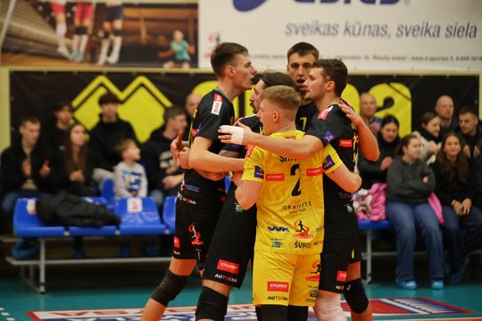 Šiaulių tinklininkai pralaimėjimu baigė Baltijos lygos pirmąjį ratą