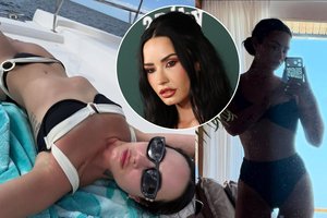 Kraują kaitinančius kadrus paviešinusi Demi Lovato gerbėjams sukėlė nerimą: baiminasi dėl „Ozempic“