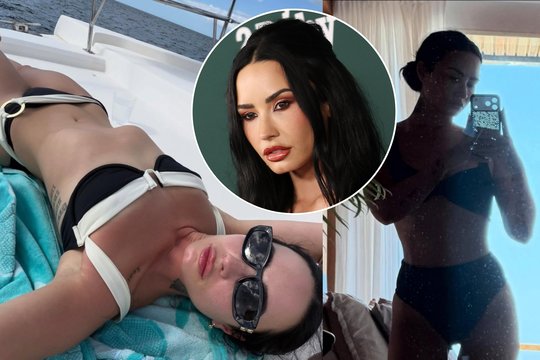 Kraują kaitinančius kadrus paviešinusi Demi Lovato gerbėjams sukėlė nerimą: baiminasi dėl „Ozempic“