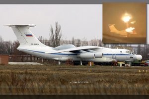 Spėjama, kad Ukraina sunaikino itin retą Rusijos lėktuvą – sovietų kūrinį, skirtą kovoti su taikiniais kosmose