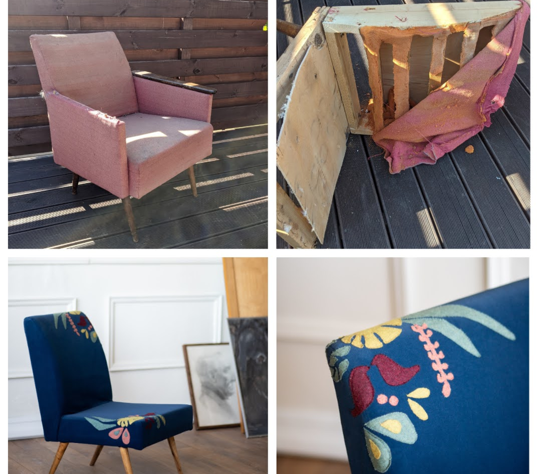  Roberta įkūrė antrinio dizaino dirbtuves, kuriose eksperimentuoja su tuo, ką daug kas išmestų.