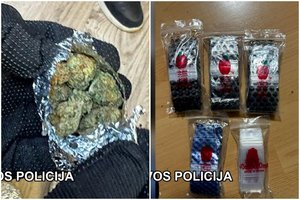 Klaipėdoje sulaikytas vienas kanapių platintojas ir du jo klientai