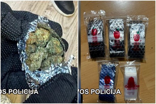 Klaipėdoje sulaikytas vienas kanapių platintojas ir du jo klientai