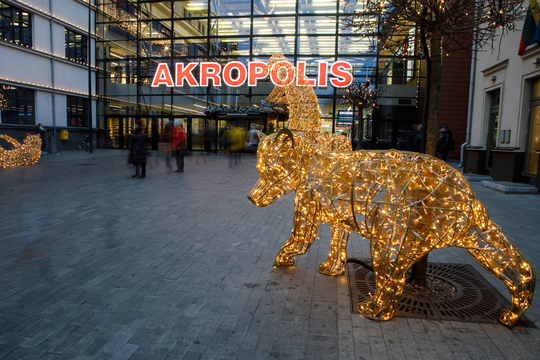 Pradeda ruoštis šventiniam maratonui: „Akropoliai“ skelbia, kaip dirbs per Kūčias, Kalėdas ir Naujuosius