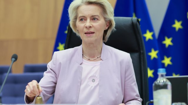 U. von der Leyen taikos planą vadina atspirties tašku karui Ukrainoje užbaigti: pabrėžė Europos paramą