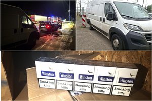 Baltarusis į Lietuvą gabeno didelį Latvijoje falsifikuotų rūkalų krovinį