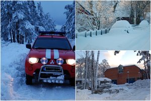 Praeityje buvę ir gerokai blogiau: katastrofinis snygis per mažiau nei parą Nidą palaidojo po sniegu