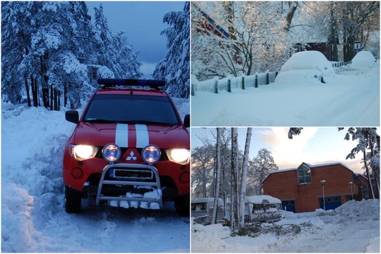 Praeityje buvę ir gerokai blogiau: katastrofinis snygis per mažiau nei parą Nidą palaidojo po sniegu