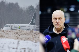 Nuo tako nuslydęs lėktuvas sujaukė Lietuvos rinktinės skrydį į Londoną