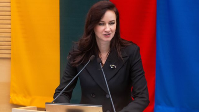 I. Ruginienė – apie nacionalines sankcijas Baltarusijai ir kritiką: Vyriausybė nėra pasimetusi