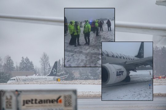 Keleivis papasakojo, kas dėjosi nuo tako nuslydusiame lėktuve: „Pasijuto kaip važiuojant automobiliu“