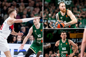 Eurolygos lietuviai: kėlinio laukęs Ą. Tubelis, nuo krepšio atsitraukęs I. Brazdeikis ir debiuto nesulaukęs 18-metis