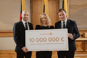 Istorinė mecenatystė: skatinant Lietuvos pažangą „Swedbank“ skiria 10 mln. eurų paramą Vilniaus universiteto fondui