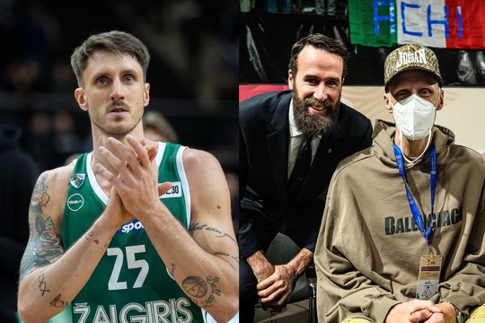 Su liga kovojantis A. Polonara pasirodė viešumoje – buvęs žalgirietis palaikė Italijos rinktinę